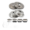 Brake Rotors and Pads Kit for 2004 2005-2007 2008 Ford F-150 V8 5.4L 54111