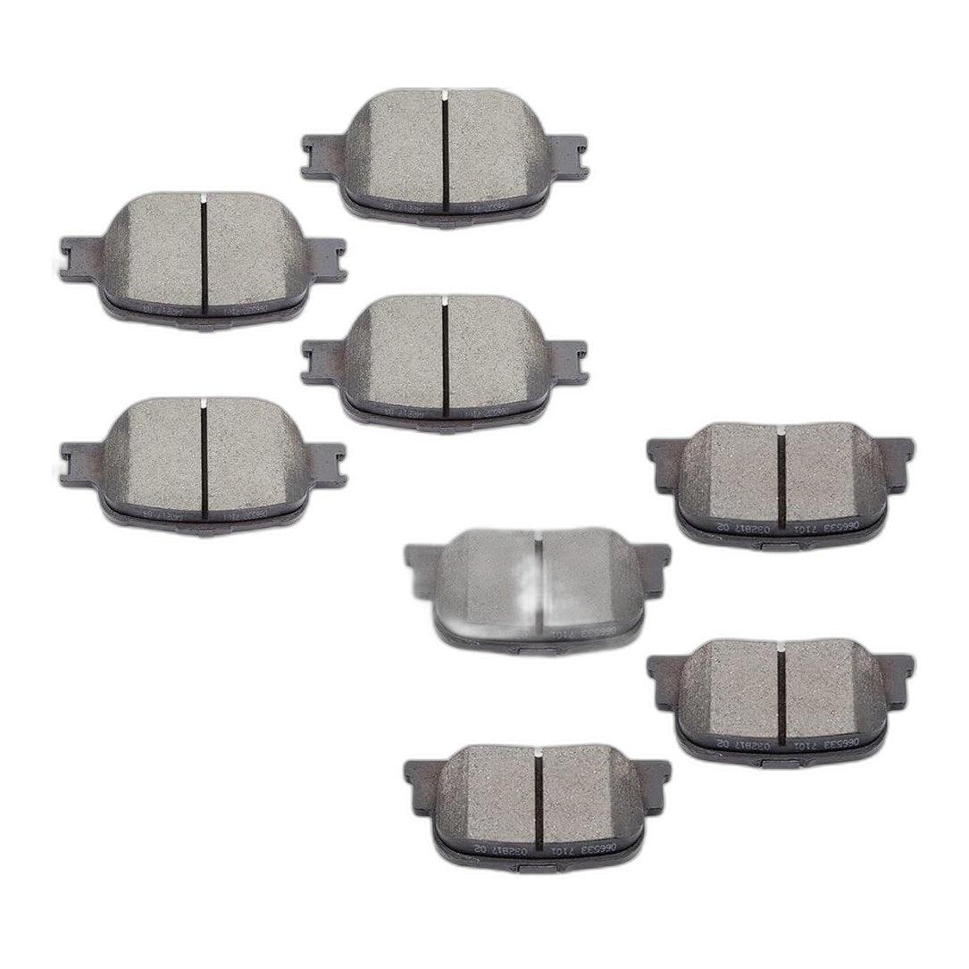 Front & Rear Ceramic Brake Pads Set D817 D835 for 2005-2010 Scion tC