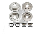 for 09 Ford F-150 Front Rear Brake Rotors & Pads Kit 54170 D1392 54111 D1012