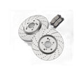 Front Drilled and Slotted Brake Rotors Brake Pads for 2011 - 2014 Honda Odyssey