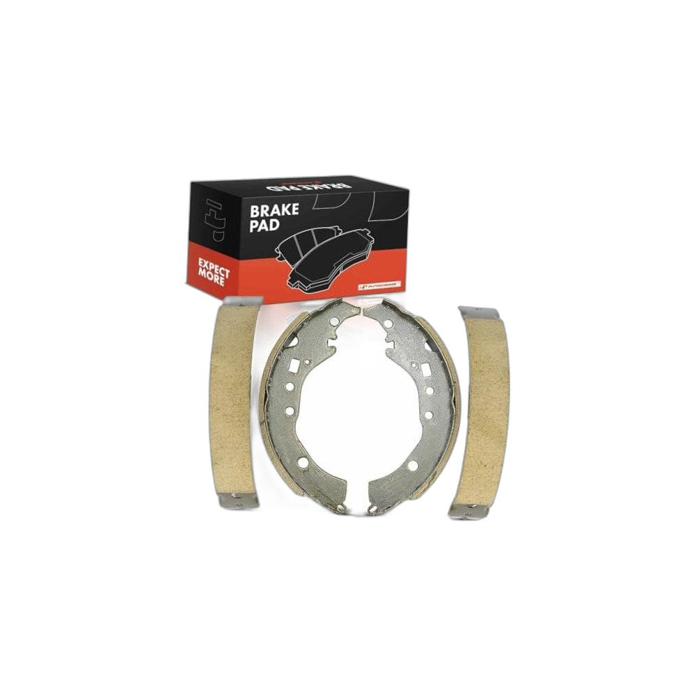 Rear Ceramic Drum Brake Shoes Set, 4-Pack