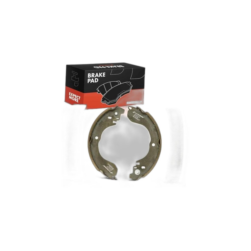 Rear Ceramic Drum Brake Shoes Set, 4-Pack