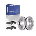 Front Brake Rotors Ceramic Pads for GMC, Envoy 2002-2005, 4WD RWD L6 4.2L