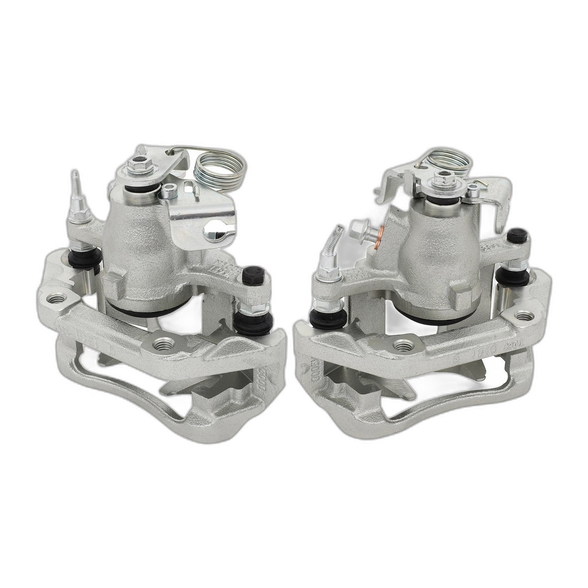 Passenger + Driver Pair 2 Rear Brake Caliper w/ Bracket For Ford Edge 2011-2014
