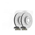 Front Drilled Brake Rotors Pads Kits for Ford Explorer 2020-2025 Lincoln Aviator