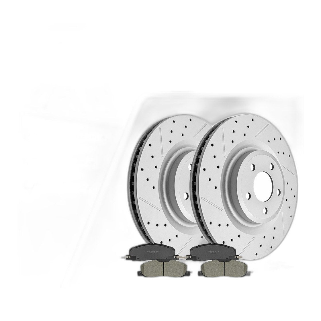 Front Drilled Brake Rotors Pads Kits for Ford Explorer 2020-2025 Lincoln Aviator
