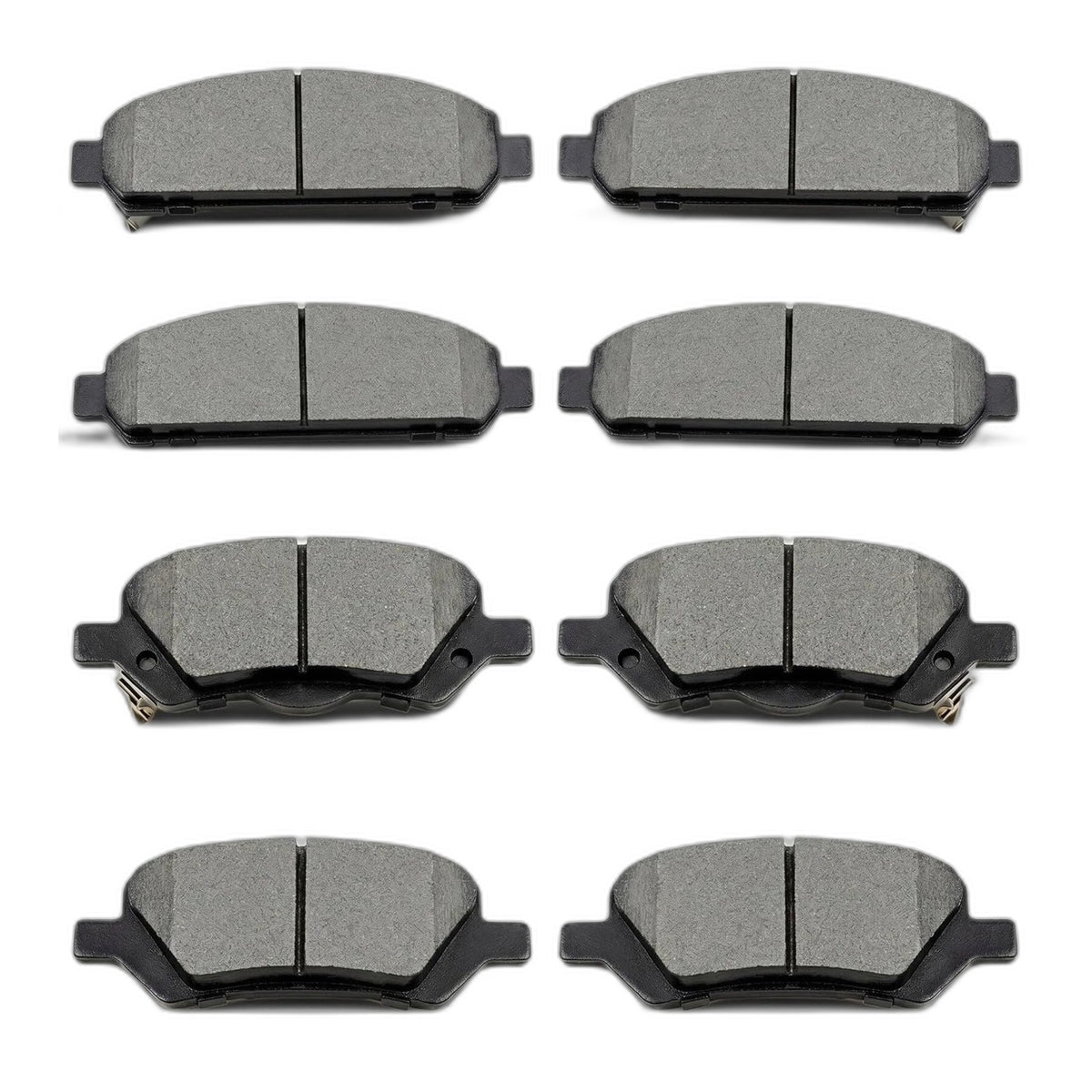 Toyota Venza Front Rear Ceramic Brake Pads 2009-2016 Fitment Set Ceramic Brake