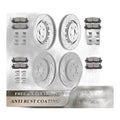 for Lincoln MKS MKT Ford Explorer Flex Front and Rear Disc Rotors Brake Pads