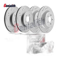 Front & Rear Brake Rotors Brake Pads Kit for 2018 2019 Ford Escape 2.0L