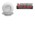 Front & Rear Drilled Rotors + Brake Pads kits for 2006-2018 Dodge Ram 1500 5 LUG
