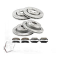Front Rear Brake Rotors Pads Kit 349.9mm 348.2mm For 2015-2020 Ford F-150 All