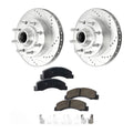 Front Brake Disc Rotors and Pads Kit for F350 Truck F250 Ford Excursion 00-02