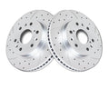 Front Brake Kit Drilled/Slotted Rotors Ceramic Pads Chevy/GMC Full-Size Trucks