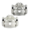 Pair Front Disc Brake Calipers w/ Bracket For 2012-2017 Hyundai Accent Kia Rio