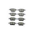 D1044 D1564 Front Rear Ceramic Brake Pads Set for 2013-2016 Ford