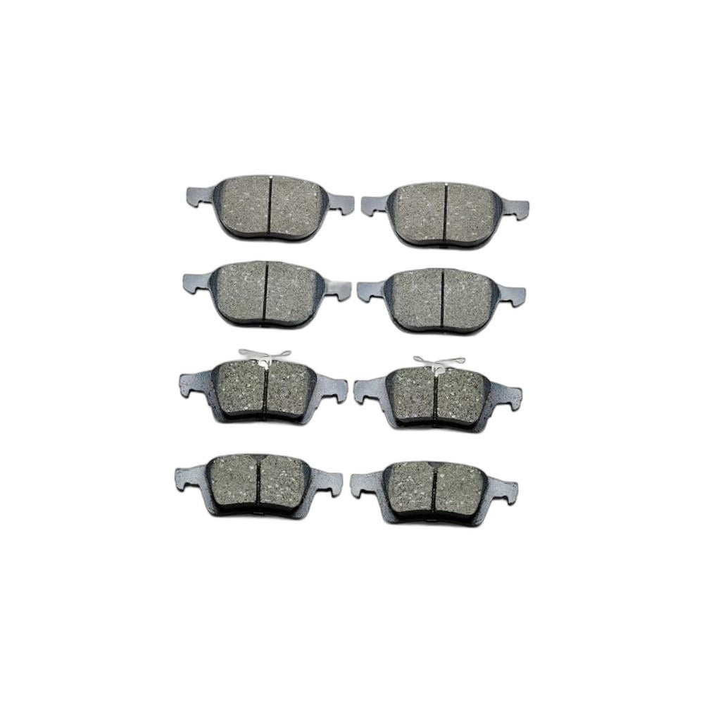 D1044 D1564 Front Rear Ceramic Brake Pads Set for 2013-2016 Ford