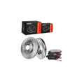10.87 inch (276mm) Brake Rotors and Ceramic Pads Kit Front Vented