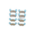 Front & Rear Ceramic Brake Pads Set for Polaris RZR 2008-2014 800, 2012-2019