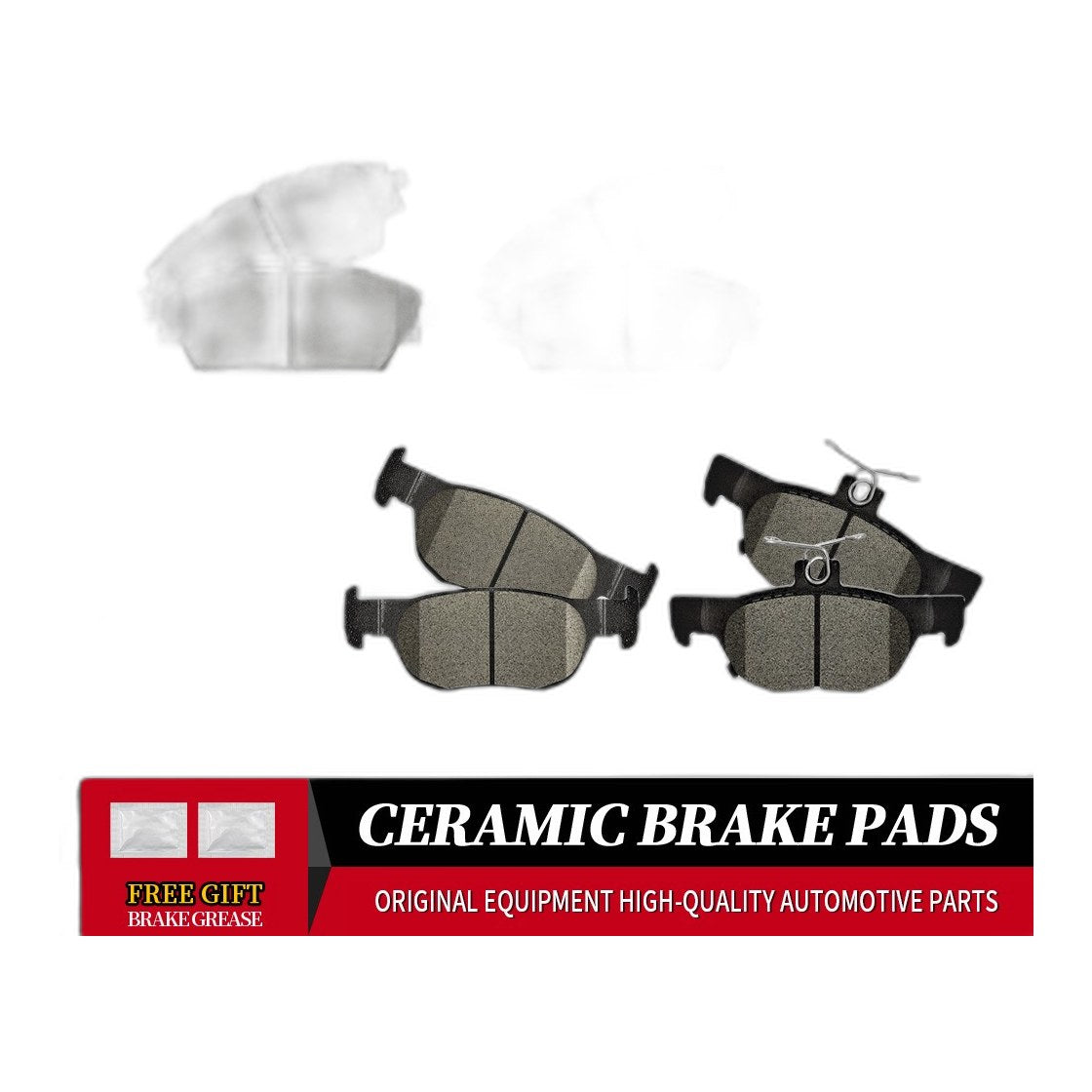 Front Rear Ceramic Brake Pads Set for Mazda CX-30 2020 2021 2022 2023 2024 2025
