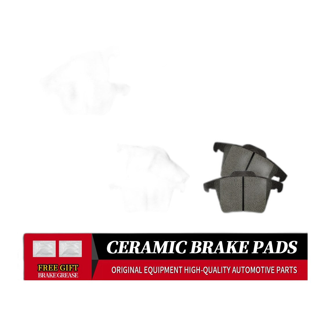Front Rear Ceramic Brake Pads Set for Volvo Xc90 2003 2004 2005 2006 2007- 2014