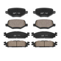 Front Rear Ceramic Brake Pads Kit for Ford Explorer Taurus Flex Lincoln MKS MKT