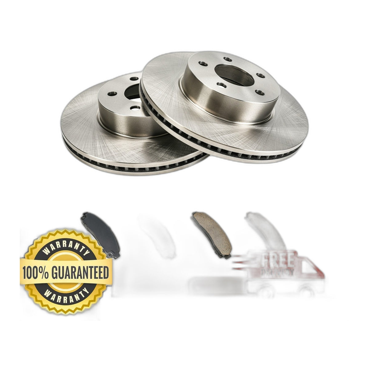 Front Brake Pads and Rotors Kit For Ford Explorer Sport 2001-2003 R54097BK
