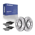 Front Brake Rotors Ceramic Pads for Ford, Focus 2012-2018, FWD