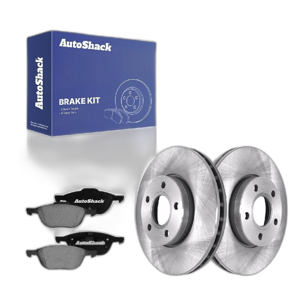Front Brake Rotors Ceramic Pads for Ford, Focus 2012-2018, FWD