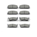 Front Rear Ceramic Brake Pads For 2007-2015 Nissan Armada Titan Infiniti QX56
