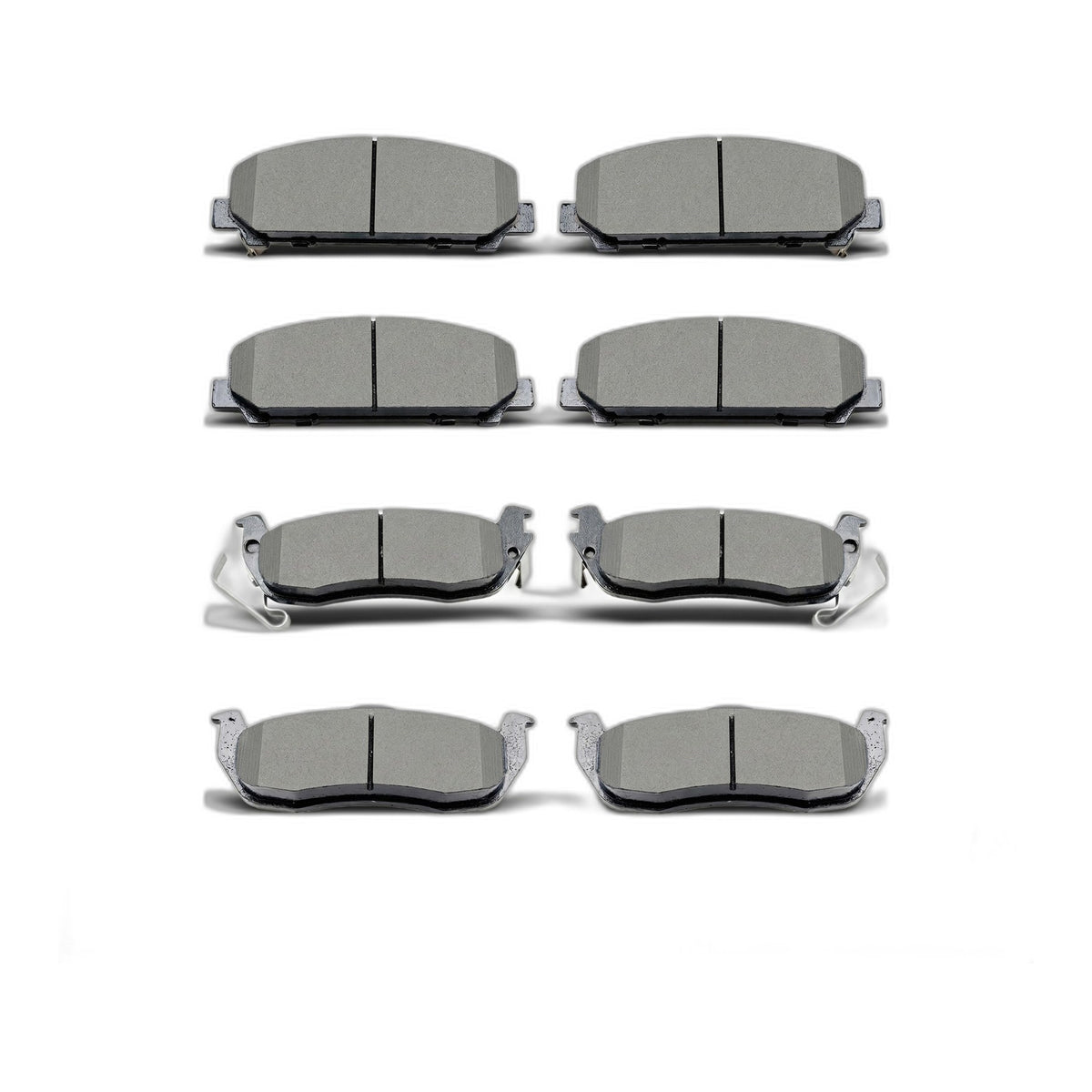 Front Rear Ceramic Brake Pads For 2007-2015 Nissan Armada Titan Infiniti QX56