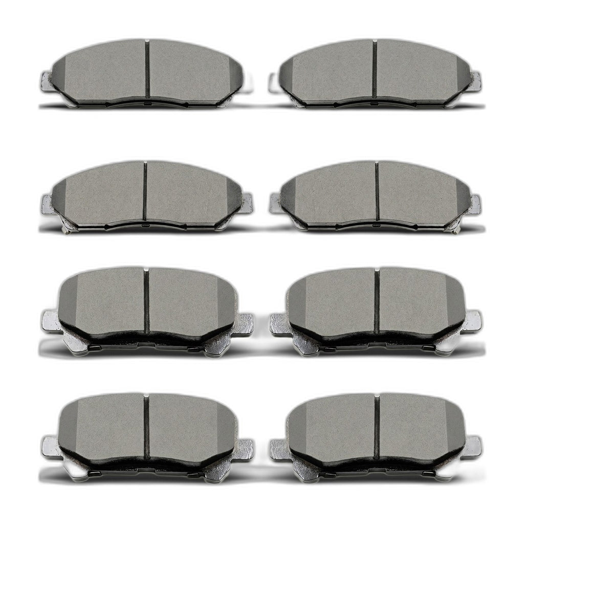 Front Rear Ceramic Brake Pad Set for Honda Pilot 2009-2015 ACURA MDX ZDX