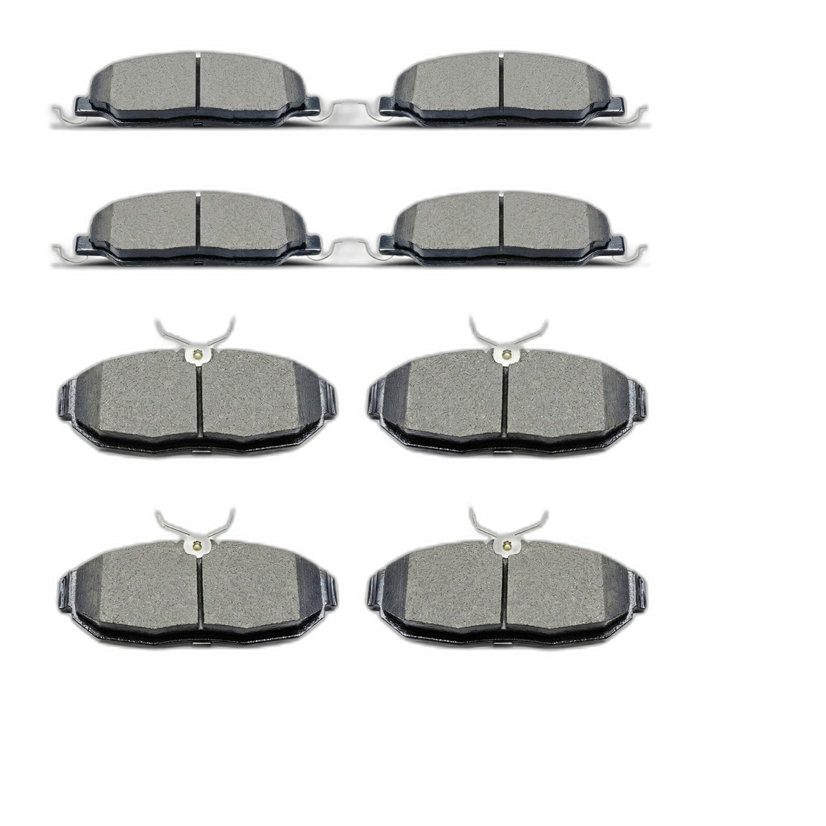 Front & Rear Ceramic Brake Pads For 2005 2006 2007 2008 2009 2010 Ford Mustang