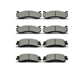 Front and Rear Ceramic Brake Pads For 1999-2005 Chevy Silverado GMC Sierra 1500