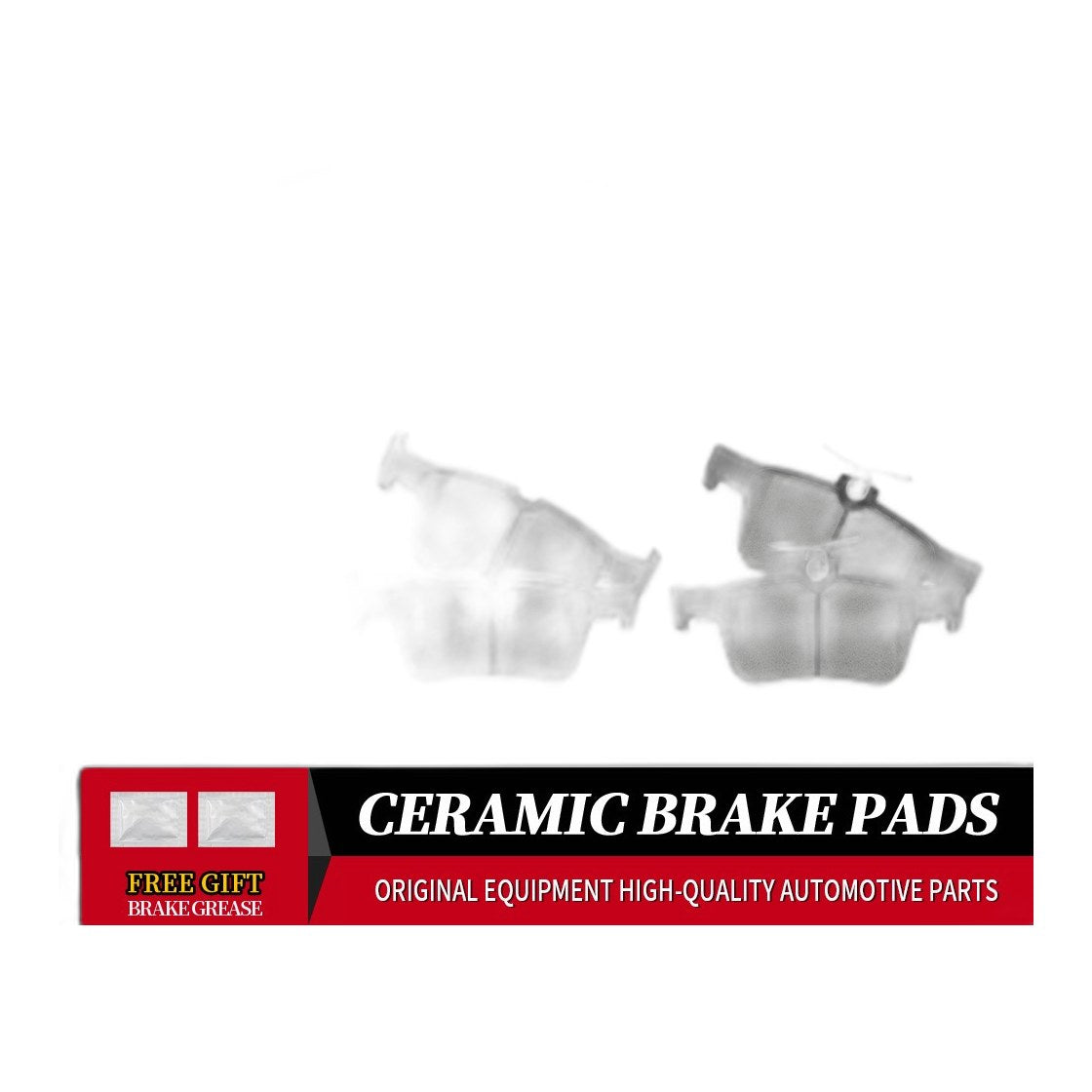 Front Rear Ceramic Brake Pads Set for Lincoln Nautilus 2019 2020 2021 2022 2023