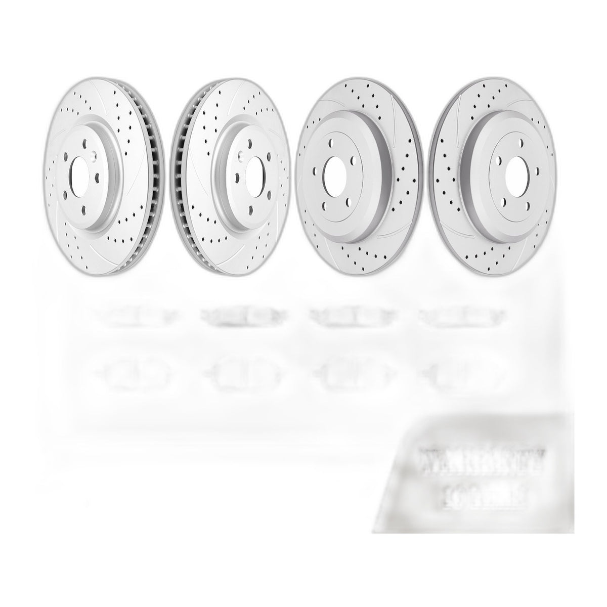 Front (325mm) and Rear (330mm) Brake Rotors Pads Kit for Ford Explorer 2011-19