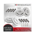 Front Rear Drilled Rotors Brake Pads for 2018 - 2020 F-150 Expedition Navigator
