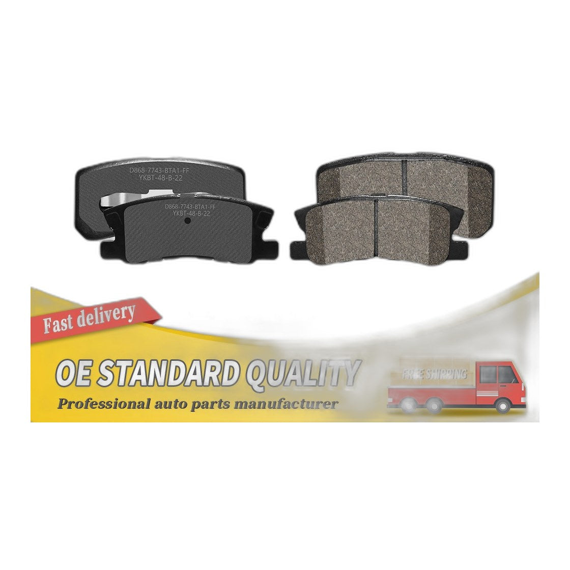 Front & Rear Ceramic Brake Pads Set For 2008-2009 Dodge Caliber SRT-4