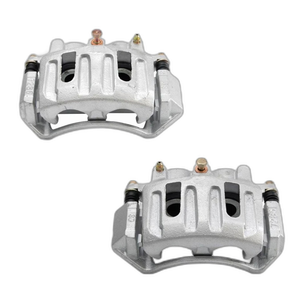 Front Disc Brake Caliper with Bracket & Hardware Pair For 97-02 Ford F-150