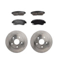 Front Disc Rotors Ceramic Brake Pads Kit for 1992-2001 Toyota Camry