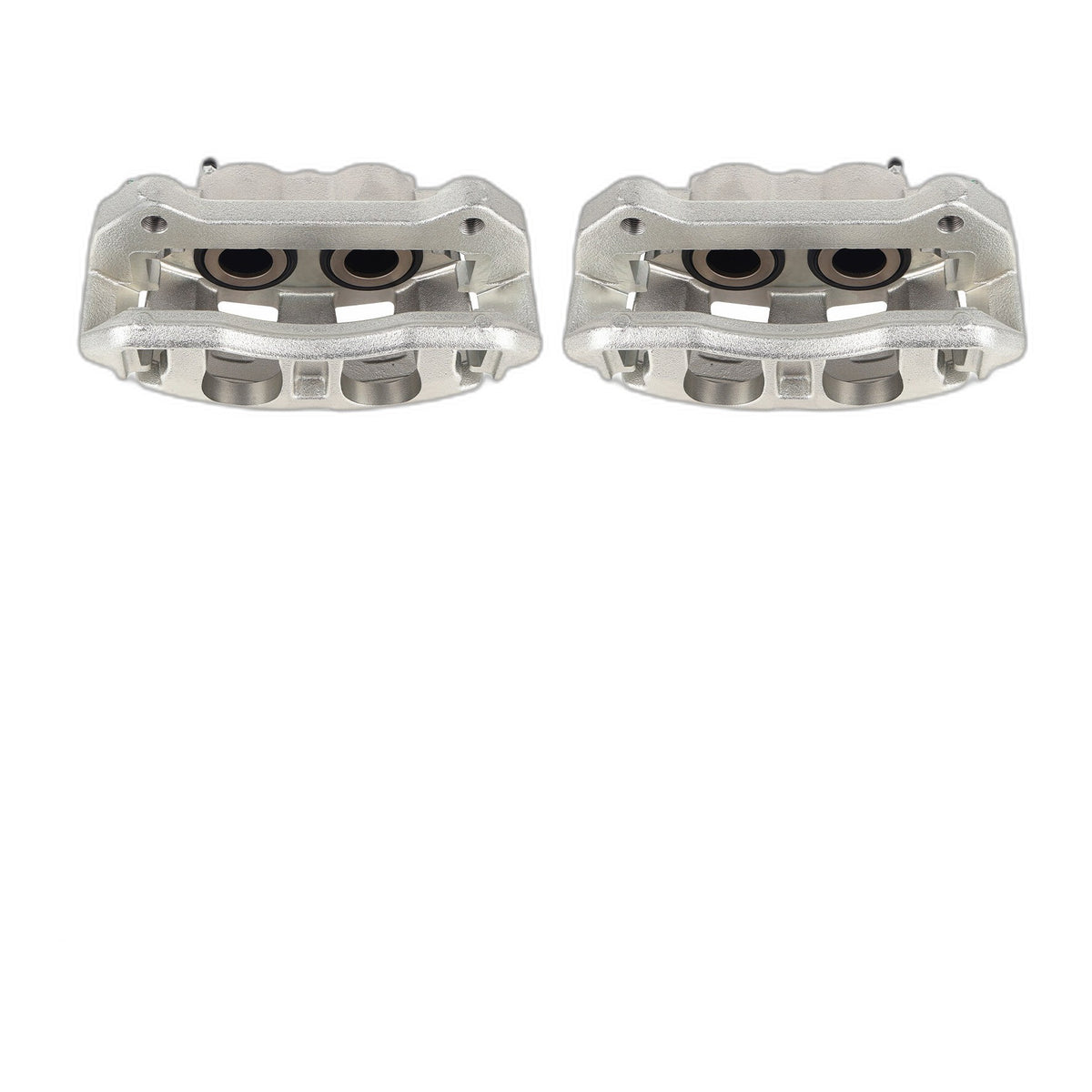Pair Front Brake Caliper w/Brackets For 2012 2013 2015 2016 2017 Ford F-150 Lobo