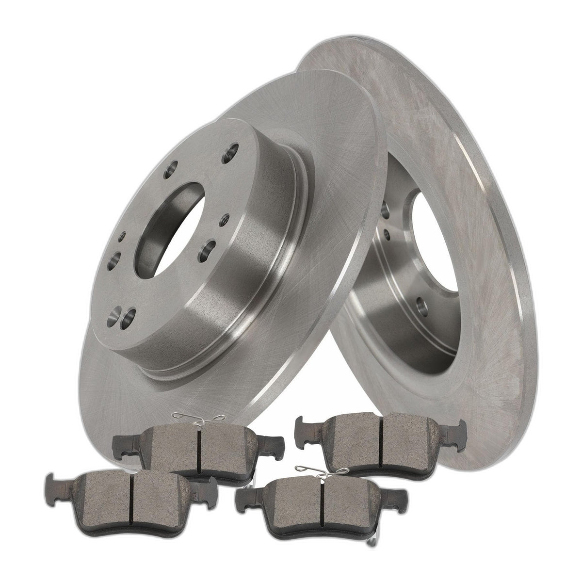 Rear Disc Brake Kit - Brake Rotor and Ceramic Brake Pad 901460;D1878