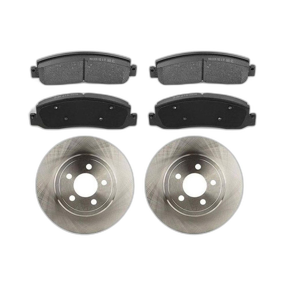 Front Brake Rotors Brake Pads for 2010-2012 Ford F-250 Super Duty