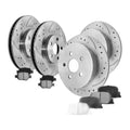 Front Rear Rotor Brake Pads for 2005 2006 2007 Ford Escape Mazda Tribute Mariner