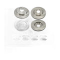 Front Rear Steel Rotors & Ceramic Pads Brake Kit for 2008-2013 Nissan Rogue