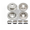 Brake Rotors Pads Kit Front Rear Solid Ceramic For 2009 Ford F-150