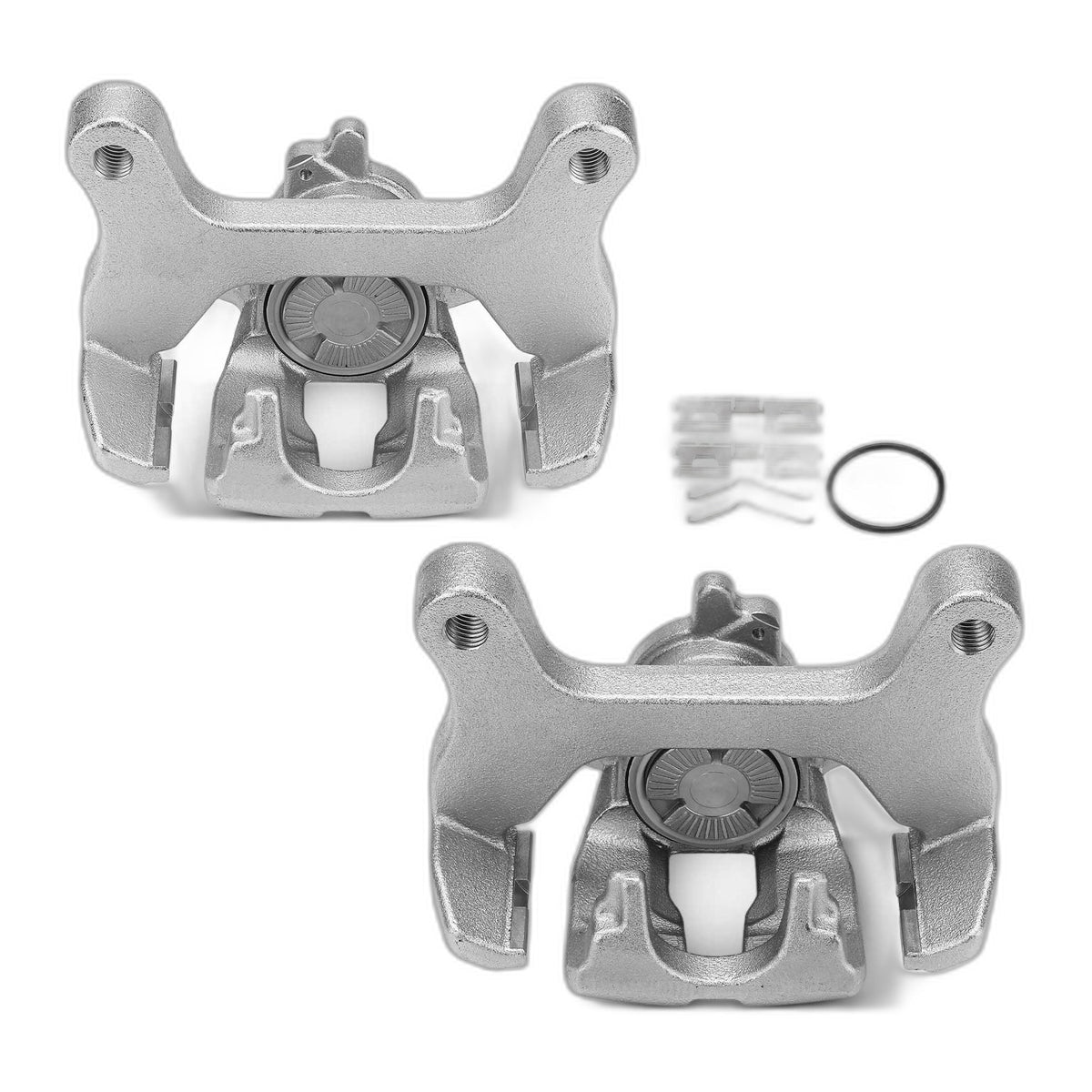 Pair Rear Side Brake Caliper for Ford F-150 2021 2022 2023 2024 2025 w/ Bracket