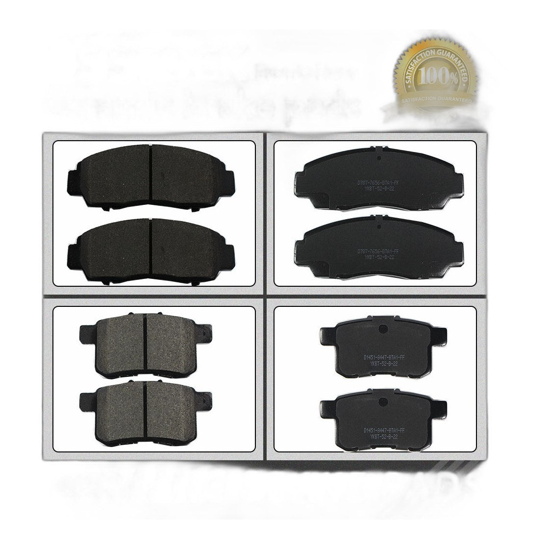 [Front+Rear] Performance Carbon Ceramic Brake Pads Set P23-787 P23-1451
