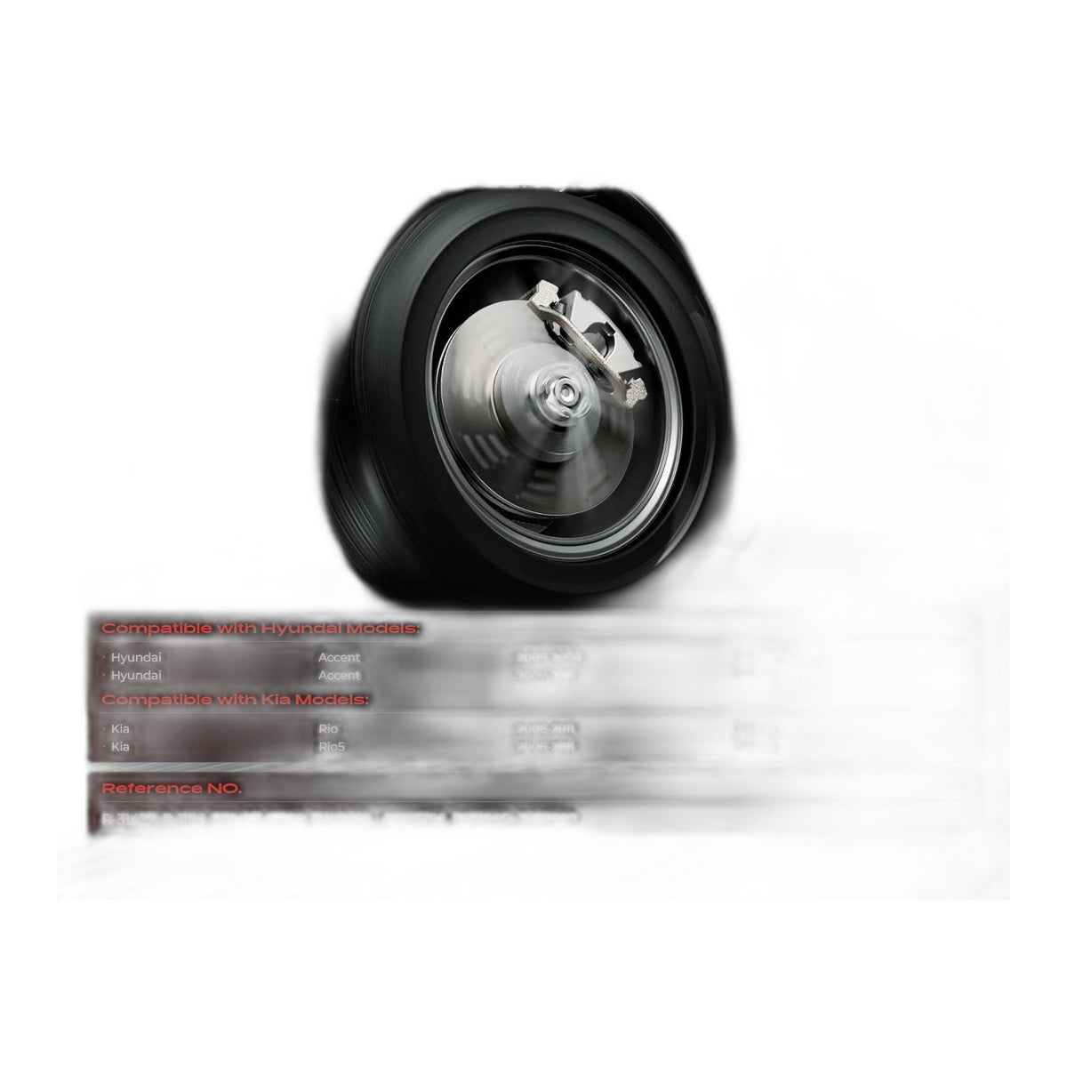 A-Premium 10.08 inch (256mm) Front Vented Brake Rotors and Ceramic Pads Kit