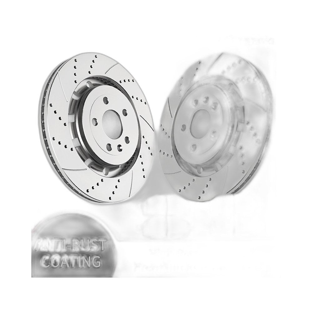 Front Brake Rotors Pads Fit Ford Flex Taurus Explorer Lincoln MKT MKS Brakes