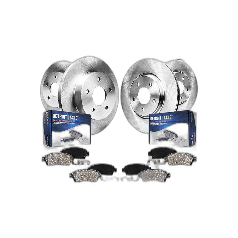 Detroit Axel Front And Back Ceramic Brakes And Rotors